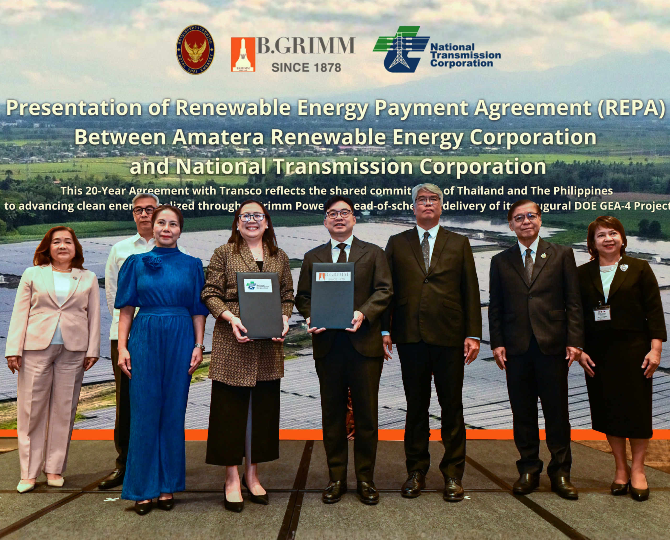 ARECO บริษัทย่อย บี.กริม เพาเวอร์ เซ็น TransCoขายไฟโซลาร์ 50 เมกะวัตต์ เสริมแกร่งธุรกิจพลังงานหมุนเวียนในฟิลิปปินส์